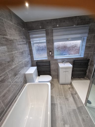 Complete bathroom suite supplied and fitted